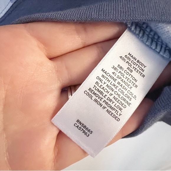 Abound Blue Tie Dye Pullover Sweatshirt Crewneck Fleece Lined Size Small New - Picture 6 of 9